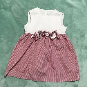 Brand new IL gufo girls striped dress size 2